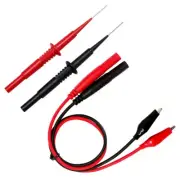 AideTek hard stainless steel needle test leads 600V 1A 4mm P1040 for FLUKE Meter