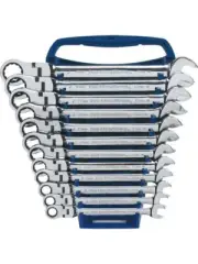 Gearwrench 12 Piece Metric Flex Head Ratcheting Combination Wrench Set 9901D