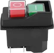 Carhar Waterproof Button Switch 5 Pins KJD17 220-240V Coil Magnetic Switches