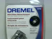 Dremel 670 Mini Saw Attachment w/ Blade - Factory Sealed