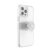 PopSockets PopCase iPhone 12/13 Pro Max Phone Case Stand Grip Mount Hold - Clear