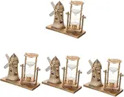 VANZACK Pcs Retro Style Lighthouse Sand Clock Home Desktop Decor Vintage Table Ornament for Living Room