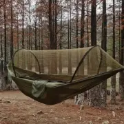 Folding Outdoor Hammock Swing Anti Rollover 2Person With MosquitoNet And Bracket