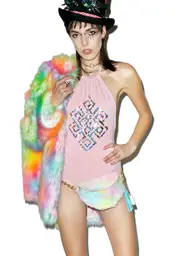 [MeYouVersusLife] Sacred Maze Halter Bodysuit