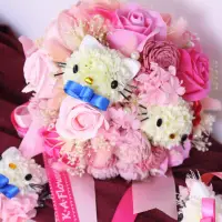 在飛比找新光三越 skm online優惠-KA Flower Hello Kitty 婚禮不凋花捧花