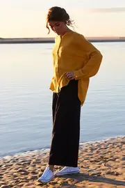 Wide Leg Cord Pant--TOR-5020638