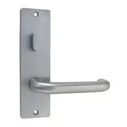 Kaba Squared Edge Plate Furniture w/ Turn & Lever Satin Chrome Plate 613V-25SCP