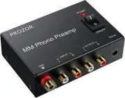 MM Phono Turntable preamp - Mini Stereo Audio Low Noise Phono preamplifier wi...