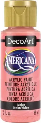 DecoArt Americana Acrylic Paint 2oz-Melon Opaque DA-251