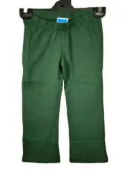 BNWT Girls Sz 6 LW Reid Bottle Stretch Bootleg School Uniform Long Pants Pocket