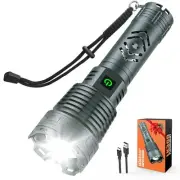 Rechargeable LED Flashlights 980000 High Lumens, Super Bright Tactical Flashl...