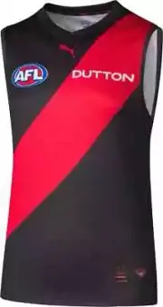 Essendon Bombers 2025 AFL Mens Home Guernsey Sizes S-6XL BNWT