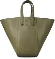 [X NIHILO] Eight Mini Women’s Genuine Leather Tote Bag - Award Winning Design, Elegant and Versatile Bucket Bag with Gold Hardware, Adjustable Shoulder Strap, Practical for Work, Travel & Everyday