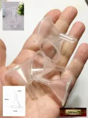 M00010-FS MOREZMORE 5 Small Plastic Funnels Clear Mini for Liquid Perfume Oil