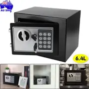 Digital Safe Electronic Security Box Home Office Cash Lock Deposit Password 6.4L