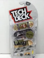 Tech Deck PRIMITIVE SET Finger Skateboard 4 PACK Spin Master Trucks Wheels Gold