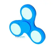 Fidget Spinner Handheld Toy Fast Speed Blue White Color Plastic Toys Hobbies