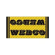 Webco - Yellow PRISM downtube decal - old school bmx