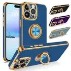 For iPhone 11 12 13 14 15 Pro Max Plus Shockproof Rugged Case Cover + Kickstand