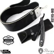 VINTAGE STRAIGHT CUT THROAT SHAVING RAZOR BARBER SALON READY SHAVE WITH STROP