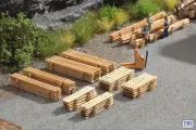 N14214 Noch HO/OO Scale Laser Cut Minis - Plank Piles (8)
