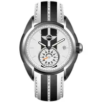 在飛比找Yahoo奇摩購物中心優惠-MINI Swiss Watches 石英錶 38mm 黑白