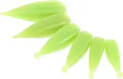TOKIDNY 6pcs Soft PVC Fishing Practice Plugs Set Assorted for Casting Skills Development Lightweight Durable Accessories for Beginners Enhance Fishing Techniques with Versatile Training