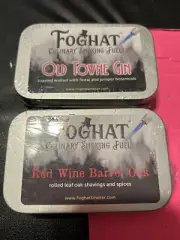 Foghat Culinary Smoking Fuel- 2 Flavors- Old Towne Gin/Red Wine Barrel Oak