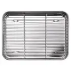 10 Inch Toaster Oven Tray and Rack Set, Small Stainless Steel Baking Pan6776