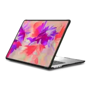 MacBook Air 15-inch (M2 - M4) Impact Case DECONSTRUCTING THE GARDEN 3 - Pretty Pink Lavender Lilac Purple Romantic Love Floral Romance Abstract Painting Flowers Bridal Bouquet Bride Wedding Elegant