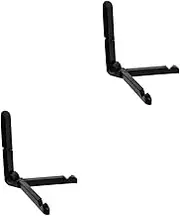 2pcs Sturdy Plastic Vinyl Record Stand Organize Office Supplies Tabletop Display Rack