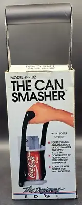 The Can Smasher With Bottle Opener & Wall Mounting Hardware Recycle NEW
