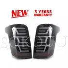 For Mitsubishi Triton MQ 2015-2018 Pair LH+RH LED Smoked Rear Tail Light Lamp
