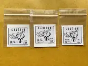 HONDA CB100 CB125S CG110 CG125 JX125 GL100 MARK BATTERY CAUTION DECALS x3 pcs