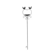 Willow & Silk Whimsical Heart Garden Stake Avian Embrace Birdfeeder Stake 100cm