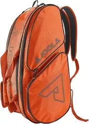 JOOLA Tour Elite Pro Pickleball Backpack & Duffle Bag Orange/Gray