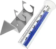 Totority Rain Gauge for Garden Frost-Proof 2-Pack Outdoor Rain Gauge Holder Easy Install Bracket Decorative for Yard