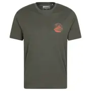 Mountain Warehouse Mens Mountain Grid T-Shirt