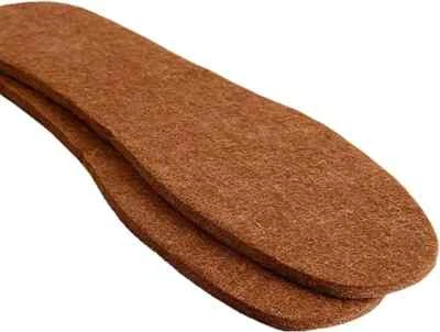 Soft Alpaca Wool Felt Winter Warm Shoe Boot Insoles - Natural Wool Felt Insert f