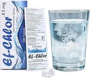 Ef-Chlor 8.5 mg Water Purification Tablets – Treats 1–2 litres per Tablet | Essential for Travel, Camping, Hiking & Emergency Kits | Pack of 100 Tablets