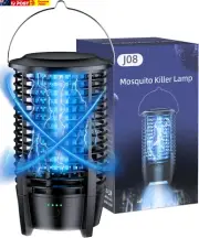 Bug Zapper Electric Flytrap, Rechargeable Mosquito Zapper 4200V Fly Zapper with
