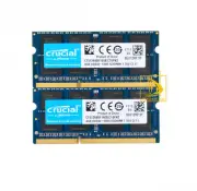 8GB Crucial Kits 2x 4GB 2RX8 PC3L-12800S DDR3 1600Mhz 204Pin Laptop Memory RAM $