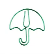 10pcs Umbrella Paper Clip Creative Shape Paperclip Earring PinBookmark Cute Office Pins Clamp Binder Binding Storage Planner