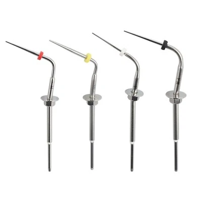 4 Pcs Dental Gutta Percha Pen Heated Tips Plugger Needles Endo Obturation