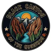 Black Canyon of the Gunnison National Park Travel Patch Iron-on Applique Nature