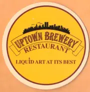 Uptown Brewery Liquid Art at its Best Beer Coaster Scottsdale AZ
