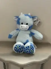 Build-A-Bear Workshop Blueberry Cow Plush *NEW W/ TAGS* *RARE*