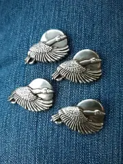 Lot of 4 Geese Conchos With Screws Hunting