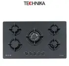 Technika H950STBGFPRO 90cm Gas Cooktop 5 Burner - 90 cm Black Glass Cooktop