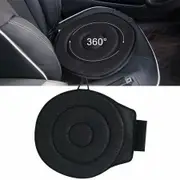Swivel Seat Cushion Car 360 Degree Rotating Elderly Support Non Slip Memory Foam Ergonomic Disability Mobility Aid Black